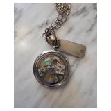Origami Owl Customizable Locket Necklace with Char
