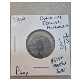 1769 Dutch Colonial Hollandia Silver Coin