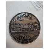 1977 Kona Dollar Souvenir Coin, Hawaii, Chamber of