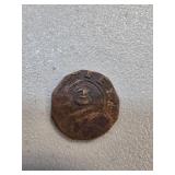Spanish Coin with Crest and Portrait