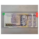 Brazil 1000 Cruzados Banknote Featuring Rui Barbos