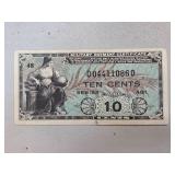 Series 481 Ten Cents Military Payment Certificate