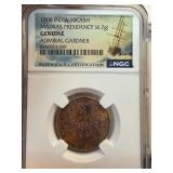 1808 India 10 Cash Madras Shipwreck Coin