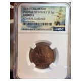 1808 India 10 Cash Madras Shipwreck Coin