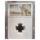 Roman Empire Constans AE4 (BI Nummus) Coin, AD 337