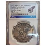 2019 Apollo 11 50th Anniversary Robbins Medal Rest