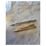 Gold Fill Pencil Tie Clip and Arrow