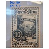 Gemeinde Klaus 10 Heller Notgeld from 1920