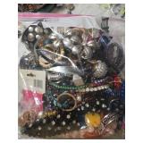 Costume Jewelry in Zipper Bags