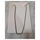 Sterling Silver Snake Chain Necklace