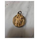 Gold-Filled Saint Christopher Medal