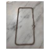 Sterling Silver Chain Necklace with Lobster Clasp