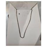 Sterling Silver Box Chain Necklace