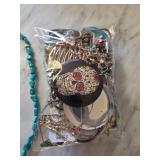 Bag of Mixed Fashion Jewelry Including Necklaces,