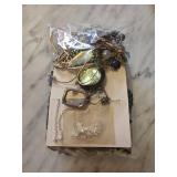 Costume Jewelry Including Necklaces, Earrings, and