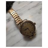 Elgin Gold-Filled Mechanical Wristwatch with Engra