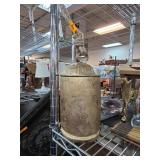 Large Decorative Metal Bell with Rope Handle