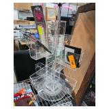 Clear Acrylic Rotating Display Stand with Multiple