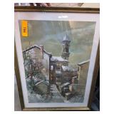 Robert Fabe Framed Print Titled ï¿½First Snowï¿½
