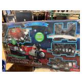 Blue Hat North Pole Junction 34-Piece Christmas Tr