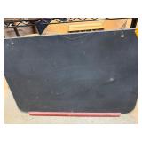 Vintage Chalkboard With Metal Frame and Wood Base