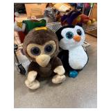 Ty Beanie Boos Plush Toys Coconut and Waddles