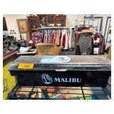 Malibu Branded Black Plastic Storage Case with Lid