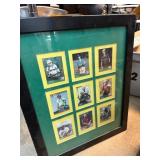 Framed Collection of Signed PGA Pro Set Golf Cards