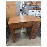 Sears, Roebuck and Co. Wooden Sewing Machine Table