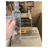 12 Glass Bottles, 250ml Capacity, Unused Condition