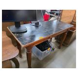Bassett Wooden Writing Desk with Single Drawer