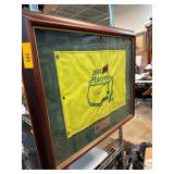Framed 2000 Masters Flag Signed by Jack Nicklaus w