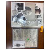 Vintage Photographs and Military Discharge Record