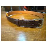 Genuine Lizard Leather Belt SZ 30