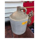 Stoneware Jug with Handle and Glazed Finish