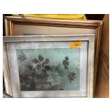 Three Framed Decorative Art Pieces