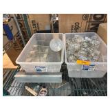 Clear Glass Jars, Cups, and Accessories