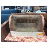Wood and Wire Dome-Top Bird or Small Animal Cage