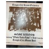 Vinyl Records Including Temple City Kazoo Orchestr