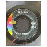 Willie Nelson 45 RPM Record: ï¿½Half a Manï¿½ and ï¿½The