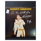 Donny Osmond Vinyl Record ï¿½To You With Love, Donny