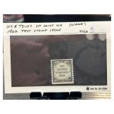 1962 US TD107 Test Stamp Issue, VF Mint NH