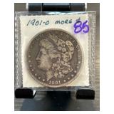 1901-O Morgan Silver Dollar in Holder