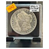 1890-S Morgan Silver Dollar in Choice Uncirculated