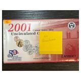 2001 United States Mint Uncirculated Coin Set (Den