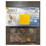 2001 United States Mint Uncirculated Coin Set (Phi