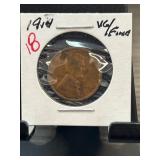 1944 Lincoln Wheat Penny in VG/Fine Condition