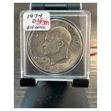 1974-D Eisenhower Dollar Coin in Choice Uncirculat