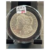 1879-S Morgan Silver Dollar in Protective Case
