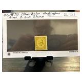 US #713 Olive-Bister Washington Mint No-Gum Stamp